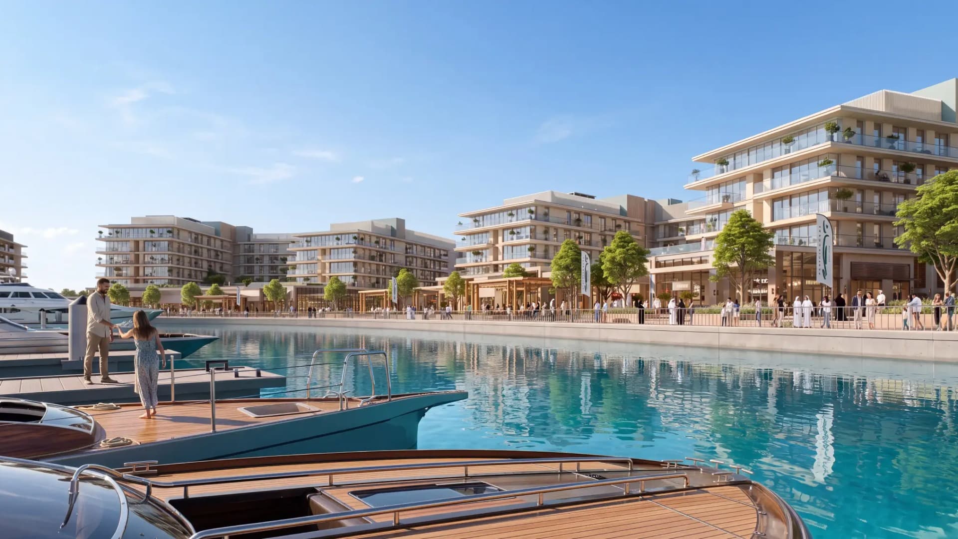Ramhan Island shore and waterfront promenade; Bristol project image to be supplied